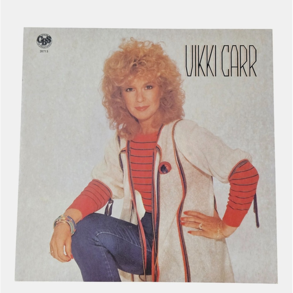 Vikki Carr A Todos 1989 Promo Flat Poster 12x12‎ Double Sided CBS Records Latin